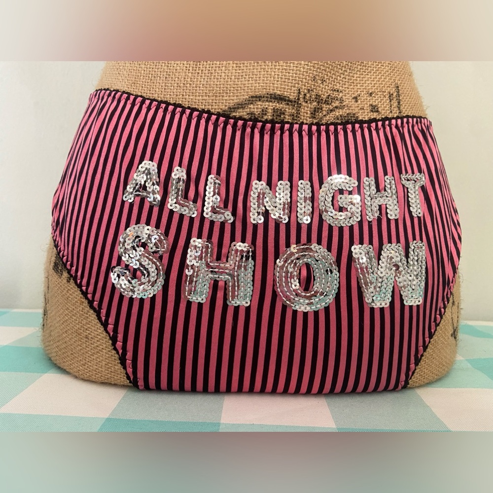 💕NEW w/o TAGS VTG y2k Victoria’s Secret Sexy Little Things Sequin Panty L💕